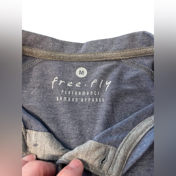 Free Fly Bamboo Flex Henley Men's Sz M - Picture 5 of 8